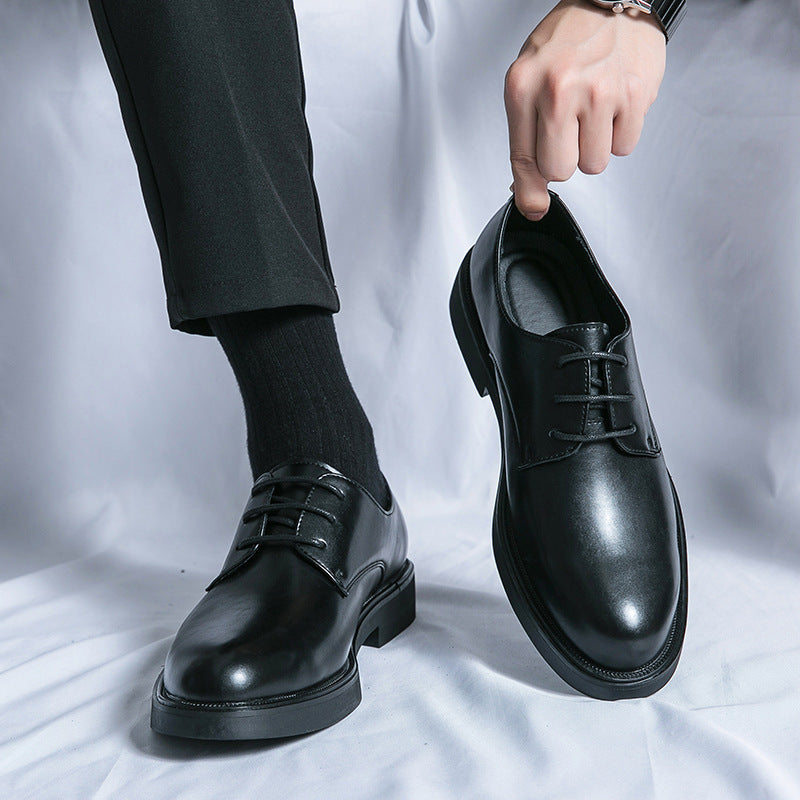 Men's British-style Korean-style Business Leather Shoes
