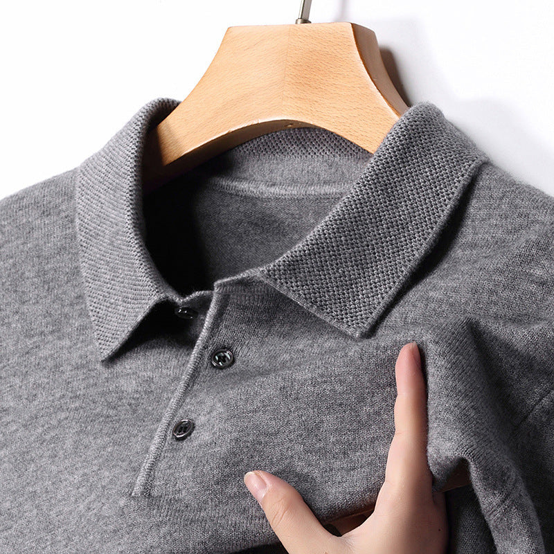 Winter Wool Lapel Long Sleeve Men