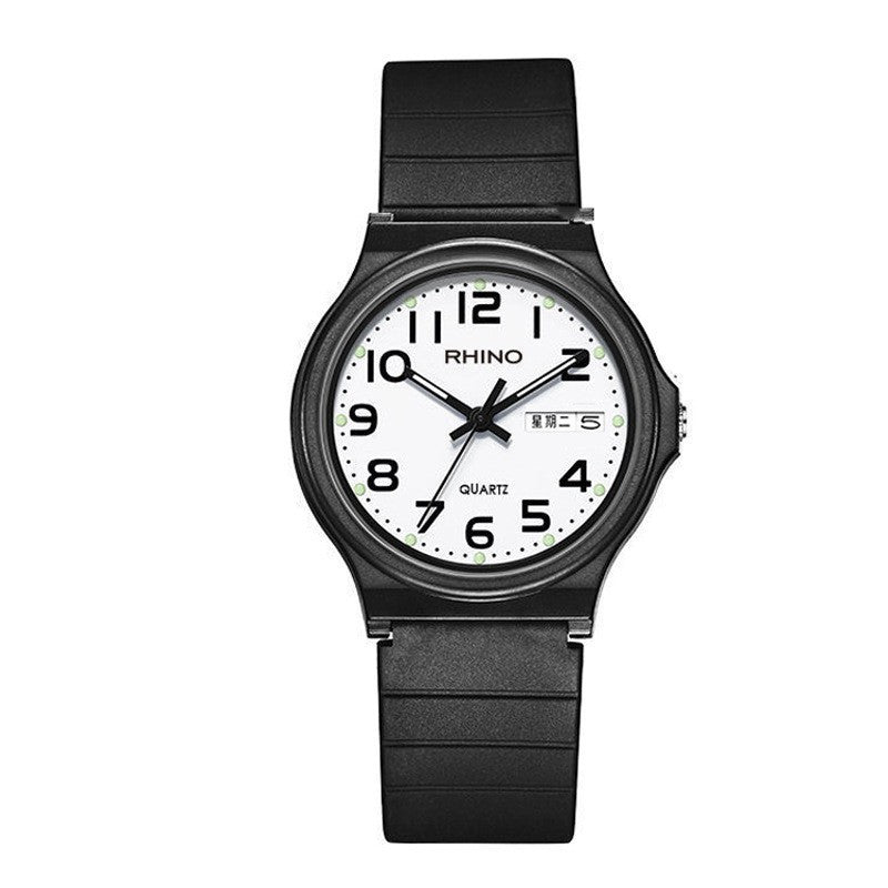 Student Exam Available Electronic Watch Children Teenagers Waterproof Band Calendar Luminous