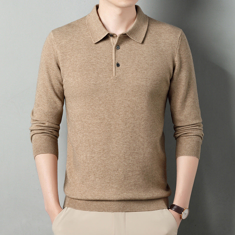 Winter Wool Lapel Long Sleeve Men