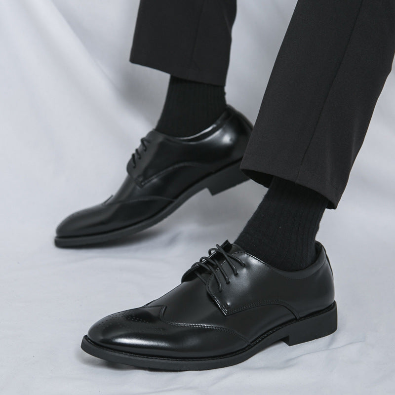 Plus Size Men's Leather Shoes Formal Wear
