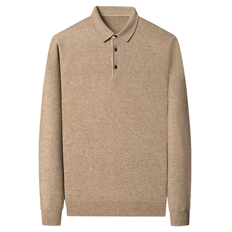 Winter Wool Lapel Long Sleeve Men